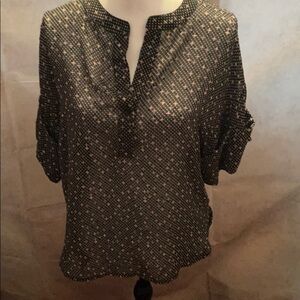 CABI short sleeve blouse - light and airy.